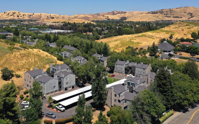 beautiful golden hills surrounding community